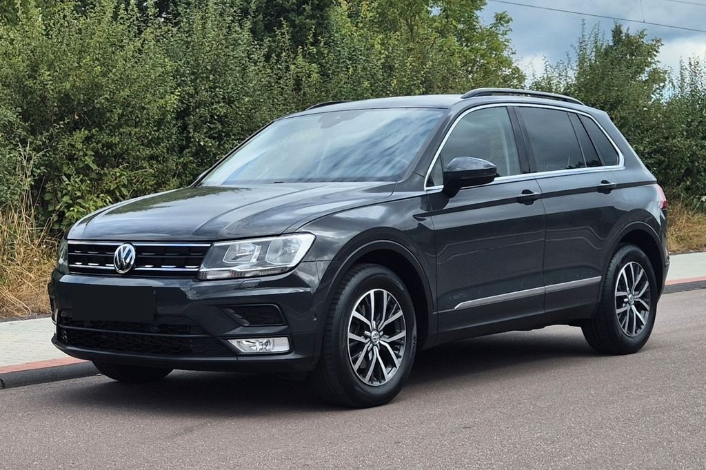 VW Tiguan 1.4 TSI DSG Comfortline, Kamera-Navi-AHK, Erstzulassung 12/2016, 86.700 Kilometer, Grau